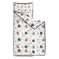 thumbnail image 2 of White Christmas Gingerbread Man Pattern Toddler Nap Mats for Kids Preschool,50"x20" Sleeping Mat Bag or Kids,Toddler Sleeping Bag,Toddler Nap Mat or Daycare, 2 of 6