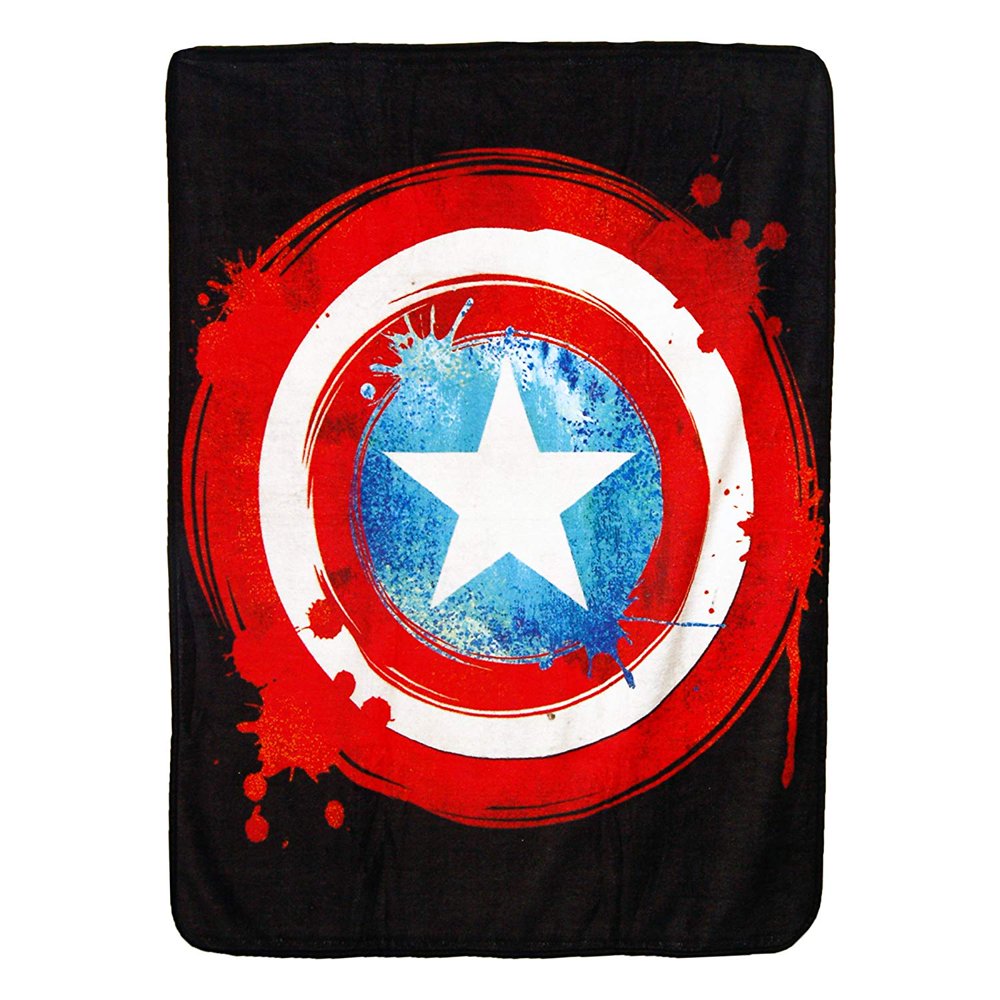 Super Soft Throws Captain America Shield New 45x60" Blanket