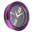 thumbnail image 2 of Decoración del coche Reloj electrónico Reloj Etiqueta interior del automóvil Reloj (púrpura), 2 of 12