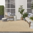 thumbnail image 4 of Nourison Tulum 8' x 10' Taupe Grey Outdoor Rug, 4 of 12
