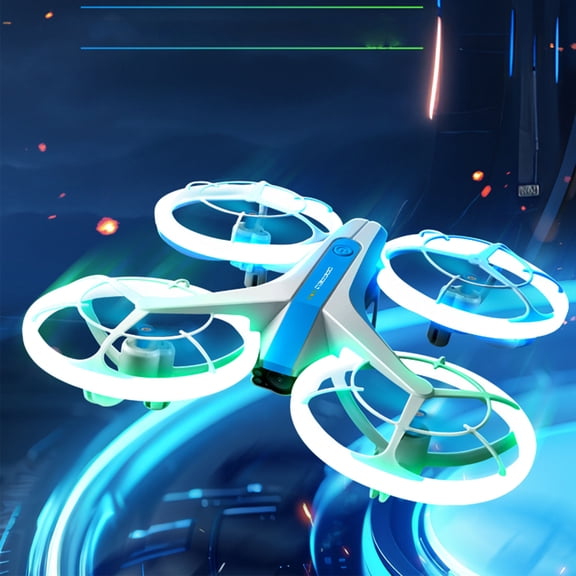 kttectoa Drones Gifts Drone LED Running Lights Camera Head 6K Aerial Photography Quadcopter Remote Control Airplane Toys Christmas