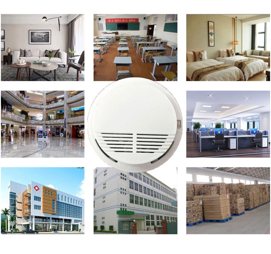 Smoke Detectors Gas Detectors Household Toilets Kitchens Alarm Bells Warning