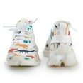 thumbnail image 4 of Dinosaurs Silhouette Walking Shoes for Men Woman Lightweight Tennis Fashion Elastic Sports Shoes Cushion Basketball Shoes, 4 of 7