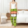 thumbnail image 4 of Salouo Fresh Sushi Print Women's Pajama Pants Casual Loose Sweatpants PJs Flowy Pants Drawstring Palazzo for Women Wide Leg Pants Lounge Pajama -X-Large, 4 of 8