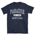 thumbnail image 1 of Paradise Montana Classic Established Men's Cotton T-Shirt, 1 of 1