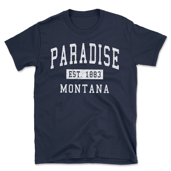 Paradise Montana Classic Established Men's Cotton T-Shirt