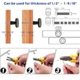 thumbnail image 4 of Ravinte 30 Pack Drawer Pulls 1-1/4 Inch Kitchen Cabinet Knobs Solid Round Dresser Drawer Knobs Oil-Rubbed Bronze Dresser Knobs Drawer Knobs Simple Cabinet Hardware For Cupboard Drawer Pulls, 4 of 5