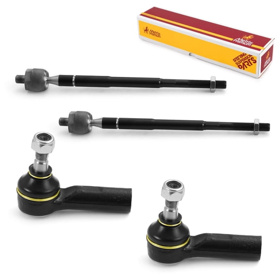 Metrix Premium Chassis Parts - 4 PC Inner & Outer Tie Rod End Kit Fits 93-97 Geo Prizm, 93 Toyota Corolla FWD, 94-02 Corolla, 96-00 RAV4, 98-02 Chevrolet Prizm, Replacement EV303 ES2382