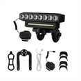 thumbnail image 1 of Luz Delantera LED para Bicicleta, Recargable por USB, Luz de Carretera, Fácil de Instalar, 6 Modos de Luz, Timbre para Bicicleta, A, 1 of 5