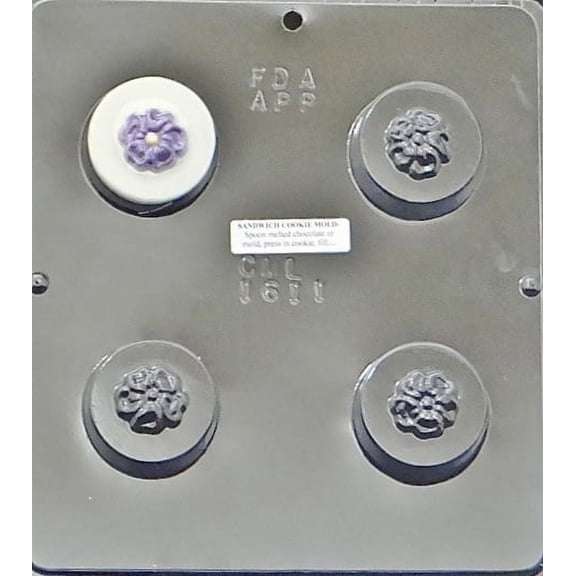 1611 Flower Oreo Cookie Chocolate Candy Mold
