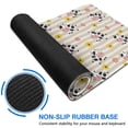 thumbnail image 6 of Long Mouse Pads for Desk,Beige Cow Flower Pattern Desk Mats on Top Of Desks, Desk Mouse Pad Extra Large with 3mm Non-Slip Base and Stitched Edge for Gaming,Office,Work,Home 31.5"x11.8", 6 of 6