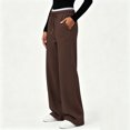 thumbnail image 4 of Tsivenald Sweatpants for Women Baggy Sweat Pants for Women Elastic Waist Drawstring with Pockets Casual Gym Lounge Workout Pants, 4 of 7