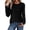 Black, variant on Bxsruta Womens Long Sleeve Raglan Tops Crew Neck Lightweight Shirts Casual Athletic Tees