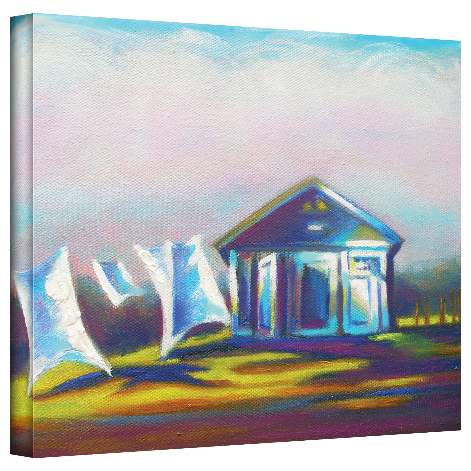 ArtWall Susi Franco "March Laundry" Gallery-wrapped Canvas
