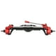 thumbnail image 3 of Eje delantero RC BRILLAR de Metal para Axial Capra 1.9 UTB negro y rojo, 3 of 10