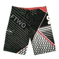 thumbnail image 4 of Sopiago Swim Trunks for Men with Compression Liner 2 in 1 Swim Shorts Stretch Quick Dry Board Shorts Bathing Suits with Pockets Red,M, 4 of 6