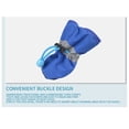 thumbnail image 5 of Dog Boots Non Slip Pet Shoes Waterproof Paw Protectors with Reflective Straps and Adjustable Drawstring for Small Medium Large Dogs Blue 4 Pcs 6.5x5.5cm, 5 of 6