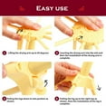 thumbnail image 4 of Tendedero plegable de plástico para pasta, percha plegable para espaguetis, soporte para secar fideos con 10 asas de barra, 4 of 6