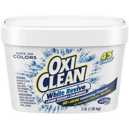 OxiClean White Revive Laundry Whitener + Stain Remover, 3 (Best Stain Remover For Clothes Uk)