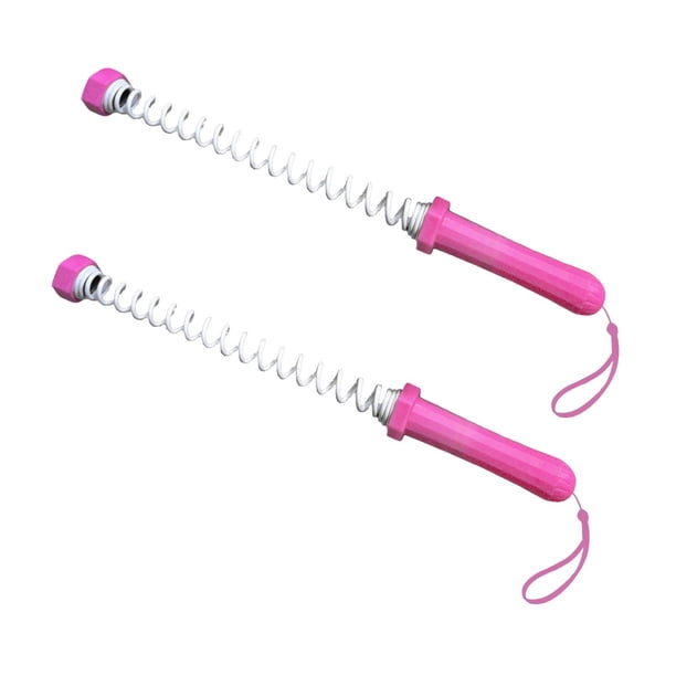 2 piezas de cuerda de batalla sin cuerda, cuerda pesada para fitness, equipo portátil de bajo impacto rosa