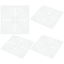WHAMVOX 4 Sheets Mandala Dot Stencils Easy to Use DIY Templates Craft Supplies