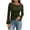 Army Green, variant on Boat Neck Tops for Women Bell Long Sleeve Shirts Going Out Clothes | Trendy Flare Sleeve Y2K T Shirts, Ruched Side Tee, Fall Winter Outfits