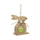 thumbnail image 1 of Colgante festivo de Pascua con forma de corazón y conejo de madera, 1 of 5