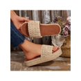 thumbnail image 5 of Women Bohemian Wedge Sandals Lightweight Beach Summer Slide Shoe 2026, 5 of 10