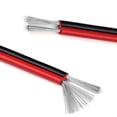 thumbnail image 2 of Wellite 20FT 18-2 AWG Gauge Electrical Wire, Low Voltage for Landscape Lighting System, Red&Black Parallel Wire, 2 of 6
