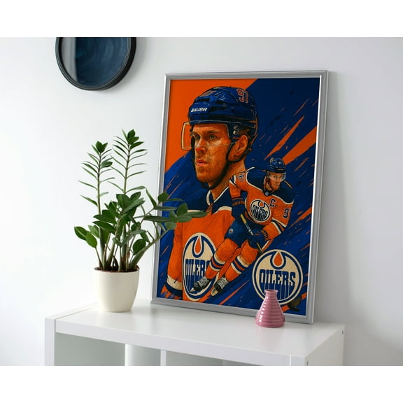 Connor McDavid Poster or Wrapped Canvas