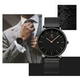thumbnail image 4 of LAVAREDO Mens Watch Minimalist Waterproof Quartz Watches for Men Business Dress Casual Watch with Stainless Steel Mesh Band Gift for Man, 4 of 8