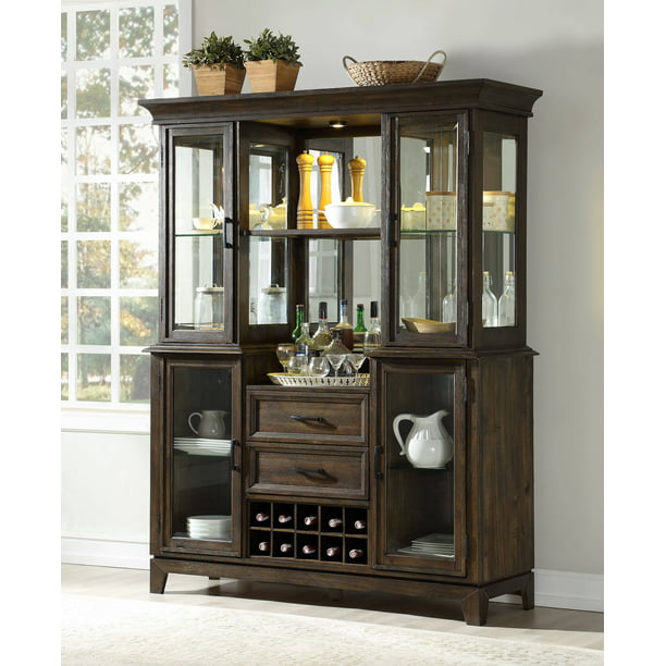 Acme Jameson Wooden Frame Hutch, Contemporary China Cabinets And Buffets
