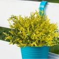thumbnail image 2 of 16 Bundles Artificial Lavender Flowers,UV Resistant Faux Plastic Greenery Plants for Indoor Outside Hanging Plants Garden Porch Window Box Home Wedding Decor (Yellow), 2 of 6