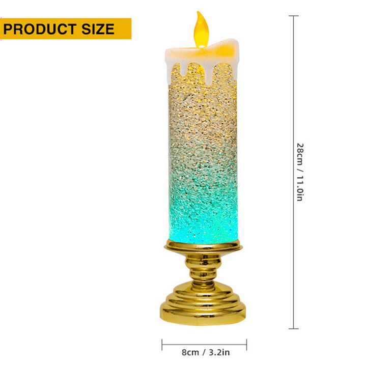 Color Changing Glitter Candle – My Treasureopia