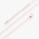 thumbnail image 1 of 2 collares de cadena de cable de latón, collar minimalista, joyería de moda con cierres de langosta para hombres, regalo de boda, cumpleaños, oro rosa, 17,51 pulgadas, 1 of 1