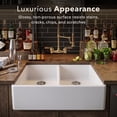 thumbnail image 6 of TRADTIONAL DUAL-BASIN LAYOUT - This Classic Double Bowl Design provides ample space for various kitchen activities, allowing you to prep ingredients in one sink while conveniently stacking dirty dish, 6 of 9