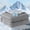 Grey, variant on Cooling Comforter for Hot Sleepers - All-Season Breathable Lightweight Bedding with Cooling Technology White Queen(90"*90")