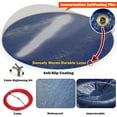 thumbnail image 2 of ShadeMart Customize Size 19' Premium Plus Round Blue Winter Swimming Pool Cover Tarp Safety Heavy Duty, Waterproof, UV Resistant ( Cover Size: 23' /4 f t.Overlap) ●We Customize Size●, 2 of 5