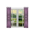 thumbnail image 3 of CADecor Tribal Pattern Window Kitchen Curtain, Watercolor Shibori Purple Window Treatment Panel Curtains,26x39 inches,Set of 2, 3 of 3