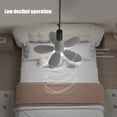 thumbnail image 3 of Ceiling Fan With Light Easy Installation E27/E26/B2 Socket For Workshop Comfort, 3 of 11