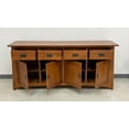 thumbnail image 3 of Crafters and Weavers Mission 4 Door 4 Drawer Oak Sideboard - Cherry, 3 of 3