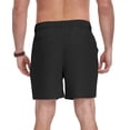 thumbnail image 5 of QDG Men's 7'' Casual Classic Shorts Adjustable Drawstring Waist Comfortable Fit for Daily Wear, 5 of 8