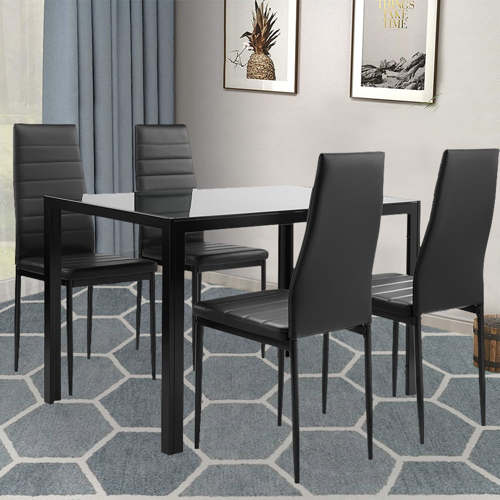 5 Piece Dining Table Set, Pub Bar Table Set, Kitchen Table&Chairs