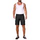 thumbnail image 2 of INSPIRE CHIC Pantalones cortos de cuero sintético para hombre con bolsillos cargo retro de fiesta 32 Negro, 2 of 6