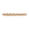 thumbnail image 2 of 14K Rose Gold Polished Twisted Rope Ring Size 7.5, 2 of 6