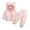Pink, variant on NOKIO Baby Boys Girls Winter Set Hooded Down Coat and Pants Clothing Sets Puffer Jacket Snowsuit Coats Ski Suit 2 Pcs Girls And Boys Winter Cartoon Windproof Coat Hooded Warm Outwear Jacket Set