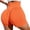 #29Orange, variant on Womens High Waisted Butt Lifting Athletic Shorts Seamless Ruched Back Smoothing Exercise Short Legging for Women