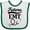 White and Green, variant on Inktastic Future Emt Emergency Tech Boys or Girls Baby Bib