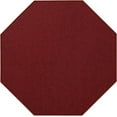 thumbnail image 2 of Furnish My Place Modern Indoor/Outdoor Commercial Solid Red Rug, Modern Area Rug, Baby Nursery Mat, Pet-Friendly Carpet for Living Room, Playroom, Made in USA, 2' Octagon - Set of 5, 2 of 6