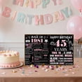 thumbnail image 4 of Tarjeta de cumpleaños Jumbo VivaGem 45th Retro Decorations 1981, 4 of 7